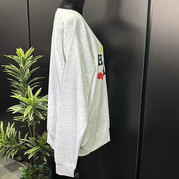 Pacific & Co. Happy Go Lucky, fleece lined,pullover sweatshirt,horseshoe,clover - Picture 5 of 9